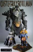 CASTLE GRAYSKULLMAN heroic embodiment of castle grayskull (Masters of the Universe) Custom Action Figure