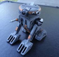 T3-M4 Droid 3d Printed Kotor (Star Wars The Old Republic) Custom Action Figure