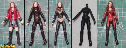 Scarlet Witch (movie) (Marvel Universe) Custom Action Figure [WIP]
