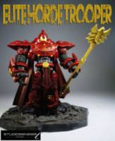 ELITE HORDE TROOPER advanced horde guardsman (Masters of the Universe) Custom Action Figure
