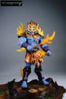 FIRE ARMOR SKELETOR evil lord of fire and destruction!!! (Masters of the Universe) Custom Action Figure