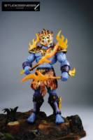 FIRE ARMOR SKELETOR evil lord of fire and destruction!!! (Masters of the Universe) Custom Action Figure