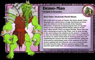 DEMO-MAN evil spirit of despondos (Masters of the Universe) Custom Action Figure