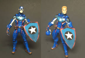 Captain America: Steve Rogers ( New Uniform) (Captain America) Custom Action Figure