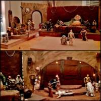 Return of the Jedi- Jabba The Hutt Style Court (Star Wars) Custom Diorama / Playset