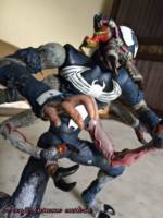 Man-spider venom symbiote (Marvel Legends) Custom Action Figure