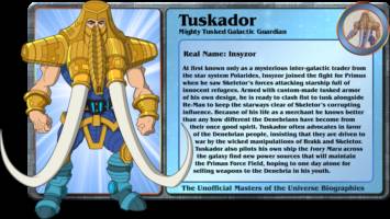 TUSKADOR mighty tusked galactic guardian (Masters of the Universe) Custom Action Figure