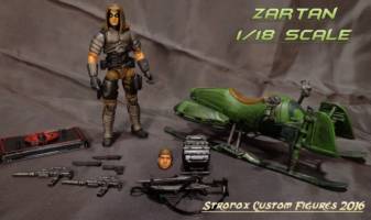 Zartan with Swamp Skier (G.I. Joe) Custom Action Figure
