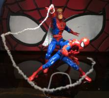 Captain Spider-Man / Flash Thompson (Marvel Legends) Custom Action Figure [Team up]