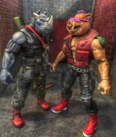 Bebop and Rocksteady (Teenage Mutant Ninja Turtles) Custom Action Figure
