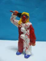 Blond Halloween Slasher Girl,MM2b(Figurine) (Clowns) Custom Miniature / Figurine