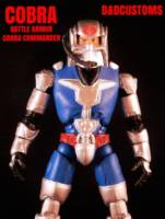 Cobra Commander - Battle Armor w/ Air Chariot (G.I. Joe) Custom Action Figure [CUSTOM GI JOE MARVEL LEGENDS BLACK SERIES STYLE 6]