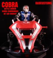 Cobra Commander - Battle Armor w/ Air Chariot (G.I. Joe) Custom Action Figure [CUSTOM GI JOE MARVEL LEGENDS BLACK SERIES STYLE 6]