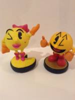 Ms. Pac-man custom amiibo (Pac-Man) Custom Miniature / Figurine [The lovers]