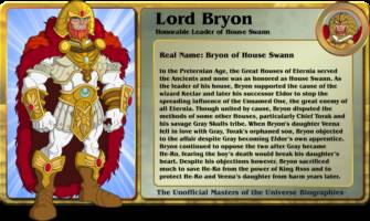 LORD BRYON honorable leaders of house swann (Masters of the Universe) Custom Action Figure