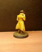 Pre-War Nick Valentine (Fallout) Custom Miniature / Figurine [Back]