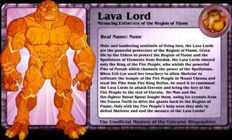 LAVA LORD menacing enforcers of the region of flame (Masters of the Universe) Custom Action Figure
