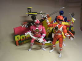 Power Rangers Full Equipment (Power Rangers) Custom Action Figure [side view]
