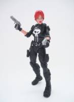 Punisher Rachel Cole-Alves (Marvel Legends) Custom Action Figure [Rachel Cole-Alves Punisher custom figure twin pistols]