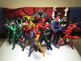 Deadpool Hybrid Symbiote (Marvel Legends) Custom Action Figure [Symbiote party]