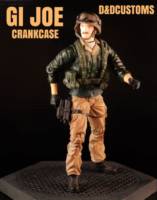 GI JOE CRANKCASE 6" 1:12th Scale (G.I. Joe) Custom Action Figure [CUSTOM GI JOE MARVEL LEGENDS BLACK SERIES STYLE 6" INCH CRANKCASE 1:12th SCALE]