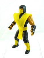 Retro Kombat FIRE NINJA (Mortal Kombat) Custom Action Figure [Fire Ninja - Loose Side]