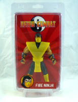 Retro Kombat FIRE NINJA (Mortal Kombat) Custom Action Figure [Fire Ninja - Carded]