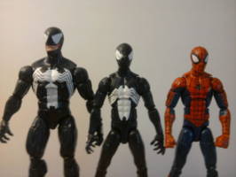Symbiote Black Costume Spider-Man (Marvel Legends) Custom Action Figure