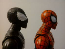Symbiote Black Costume Spider-Man (Marvel Legends) Custom Action Figure