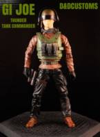GI JOE THUNDER Tank Commander 6" 1:12th Scale (G.I. Joe) Custom Action Figure [CUSTOM GI JOE MARVEL LEGENDS BLACK SERIES STYLE 6" INCH THUNDER 1:12th SCALE]