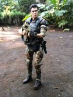Chris Redfield as Colonial Marine (Aliens) Custom Action Figure [Chris Redfield as Colonial Marine]