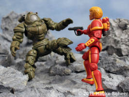 Android Walker (Original) Custom Action Figure [Android Walker in action B]