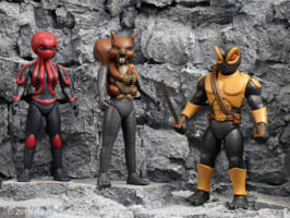 Bombing Squirrel (Original) Custom Action Figure [Bombing Squirrel villains comparison]
