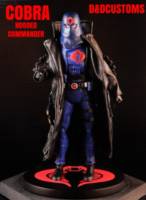 COBRA Hooded COBRA COMMANDER Classic 6" 1:12TH SCALE (G.I. Joe) Custom Action Figure [CUSTOM GI JOE MARVEL LEGENDS BLACK SERIES STYLE 6" INCH COBRA CLASSIC HOODED COBRA COMMANDER 1:12th SCALE]