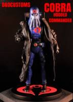 COBRA Hooded COBRA COMMANDER Classic 6" 1:12TH SCALE (G.I. Joe) Custom Action Figure [CUSTOM GI JOE MARVEL LEGENDS BLACK SERIES STYLE 6" INCH COBRA CLASSIC HOODED COBRA COMMANDER 1:12th SCALE]