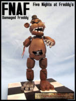 FNAF Damaged Freddy (Five Nights at Freddy’s) Custom Statue / Bust