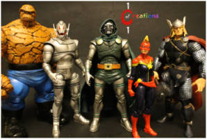 Dr. Doom (TOKEN) (Marvel Select) Custom Action Figure [Dr. Doom w/ Marvel Select & Marvel Legends]
