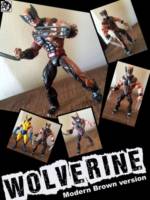 Wolverine (Modern Brown Suit - L&A's Special Edition Version) (Marvel Legends) Custom Action Figure
