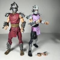 Shredder (Mirage Style Neca Prototype Repaint) (Teenage Mutant Ninja Turtles) Custom Action Figure [Before and after]