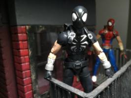 Mangaverse Spider-Man black suit (Marvel Legends) Custom Action Figure