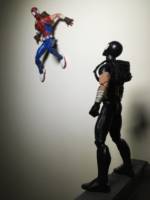 Mangaverse Spider-Man black suit (Marvel Legends) Custom Action Figure