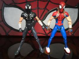 Mangaverse Spider-Man black suit (Marvel Legends) Custom Action Figure