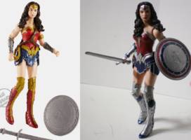 Wonder Woman (New 52) (Jason Fabok Inspired) (DC Icons) Custom Action Figure [Before and After]