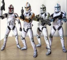 Clone Officers (Star Wars) Custom Action Figure [On display]
