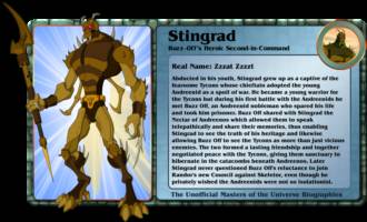 STINGRAD buzz off's heroic second in command (Masters of the Universe) Custom Action Figure