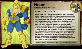 MEOW  evil feline mutant marauder (Masters of the Universe) Custom Action Figure