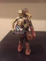 C3PO and Chewbacca (Bespin Scene) (Star Wars) Custom Action Figure