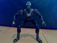 Black Costume Spiderman (Spider-Man - Movie) Custom Action Figure