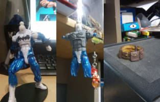 Batman (Grey & Black) (Marvel Legends) Custom Action Figure [Work in progress!]
