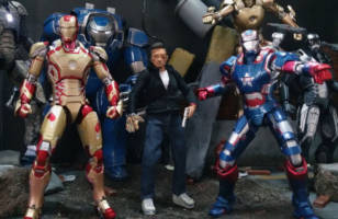 Tony Stark "the mechanic" (Iron Man) Custom Action Figure